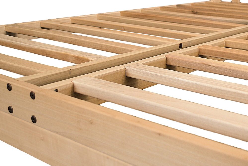 Solid Wood Platform Bed Frames, Nomad King Platform Bed Frame