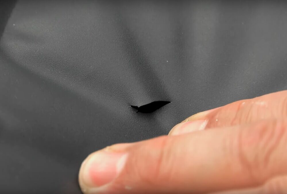 Punctures can happen when you place the mattress on any sharp objects
