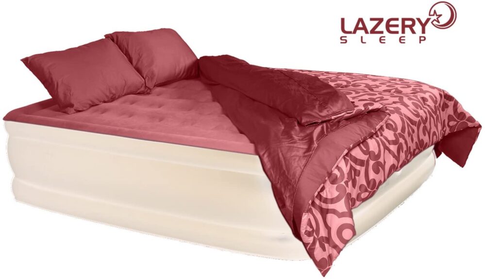 an air mattress from Lazery Sleep